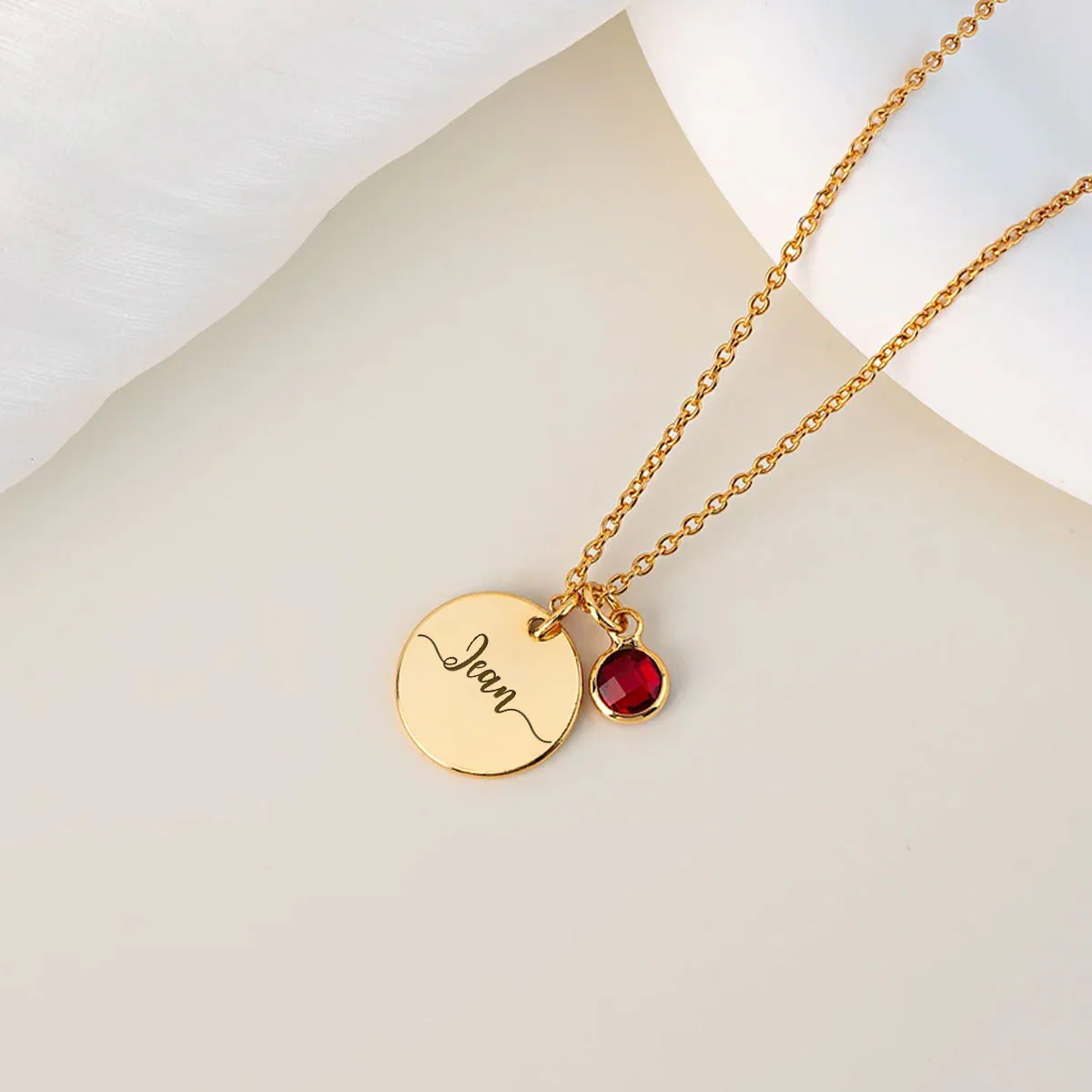 Crafting Unique Identities - Personalized Custom Birthstone Necklace - Image 4