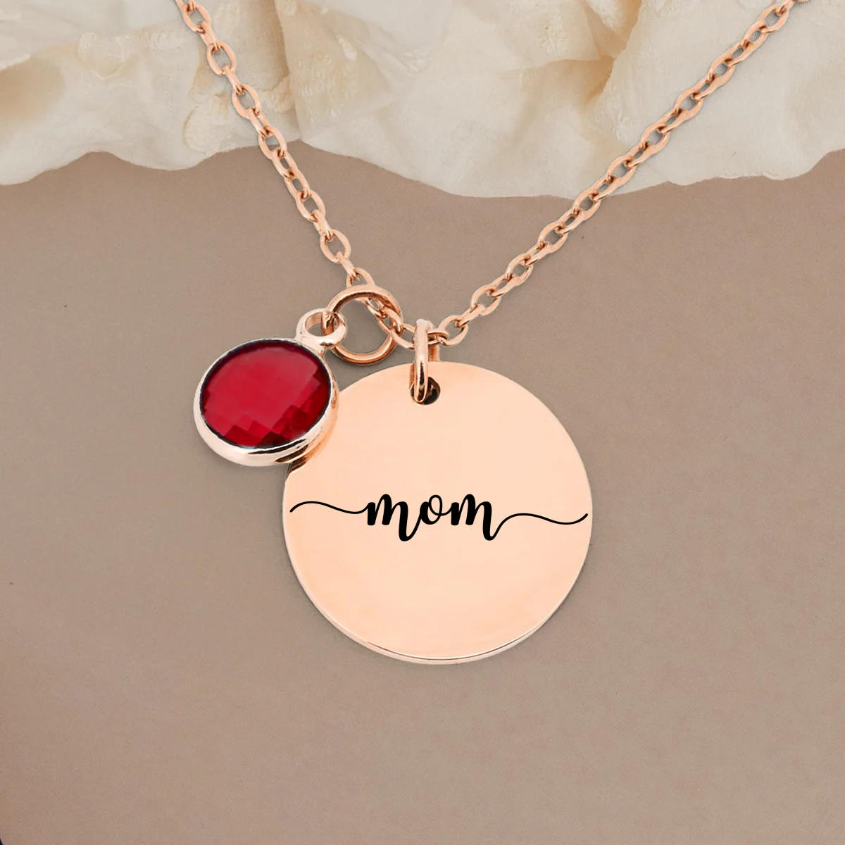 Crafting Unique Identities - Personalized Custom Birthstone Necklace - Image 9