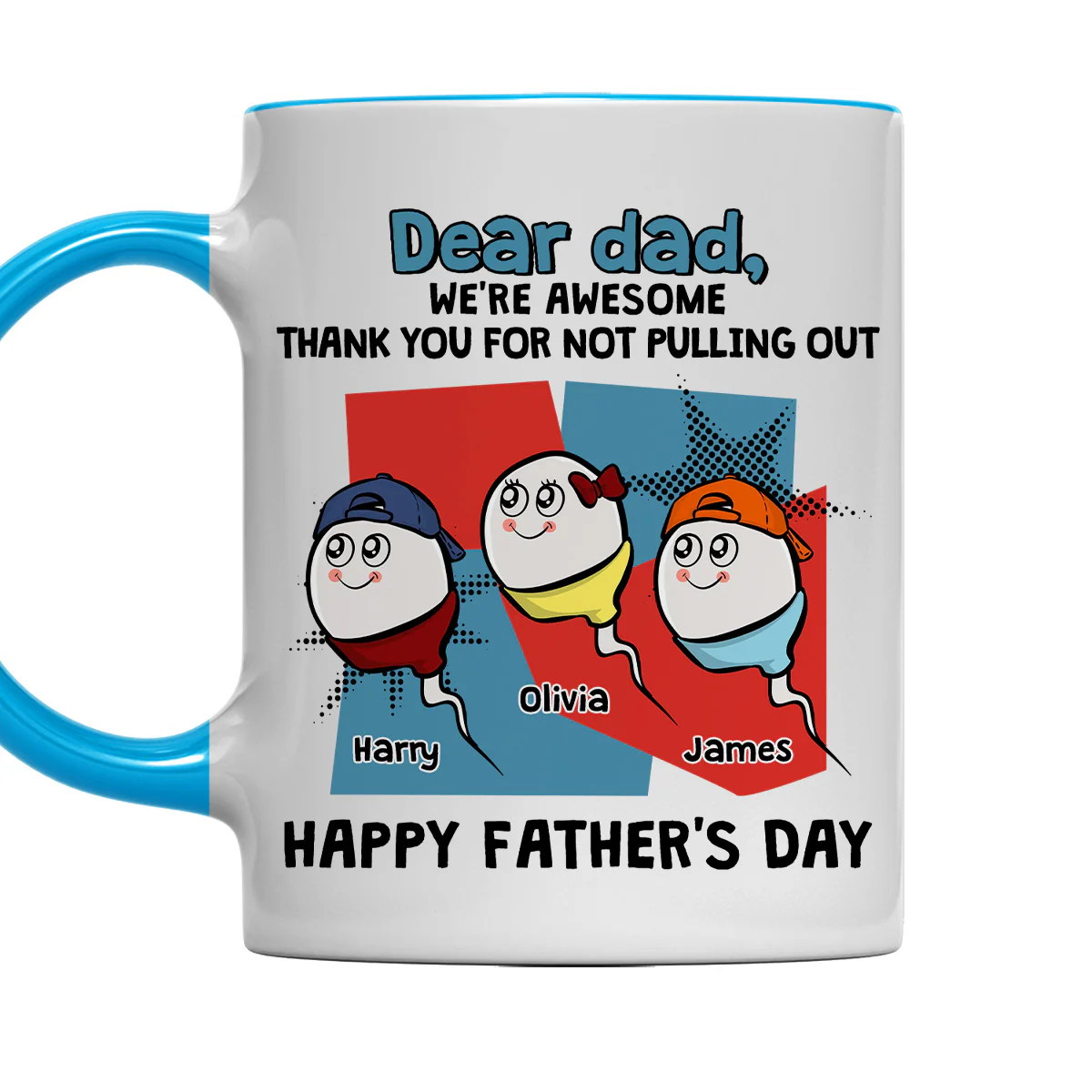 Created By A Legend - Personalized Custom Accent Mug
