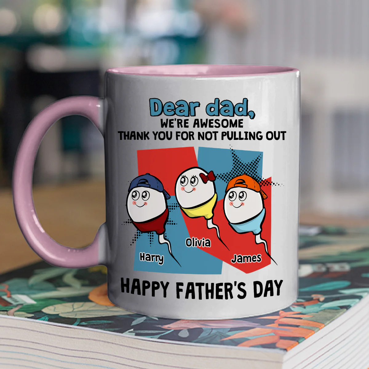 Created By A Legend - Personalized Custom Accent Mug - Image 2