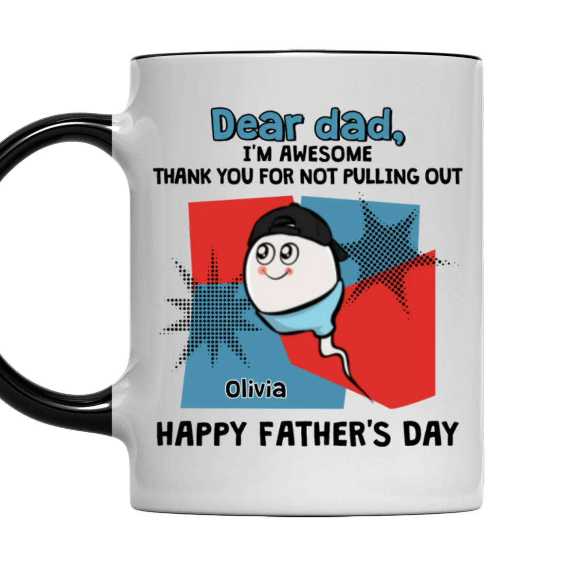 Created By A Legend - Personalized Custom Accent Mug - Image 7