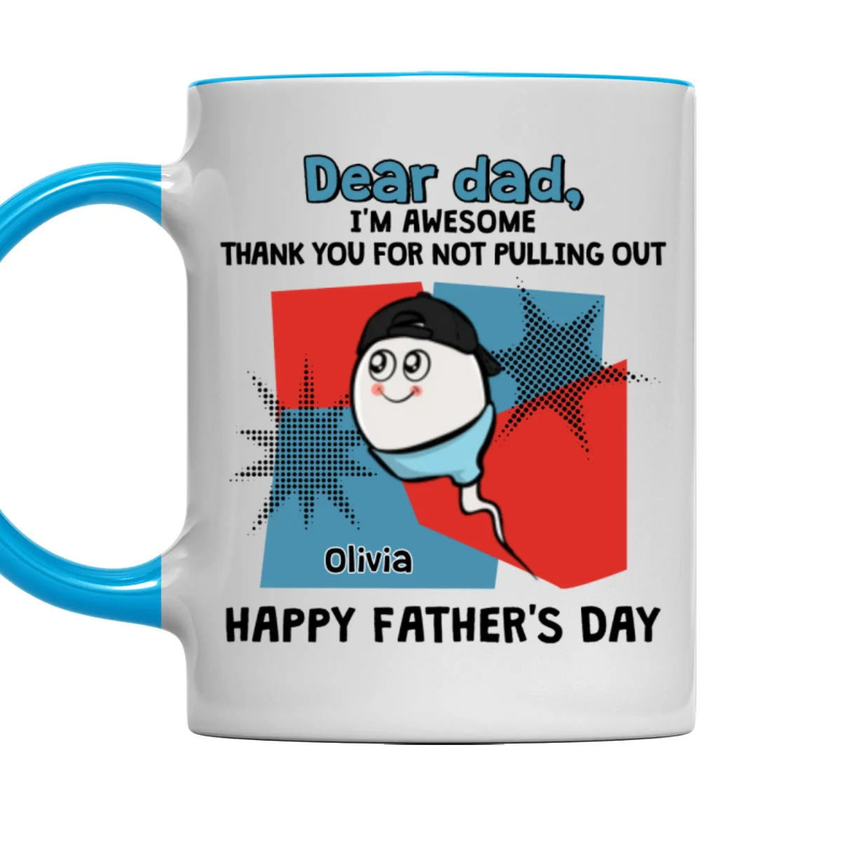 Created By A Legend - Personalized Custom Accent Mug - Image 8