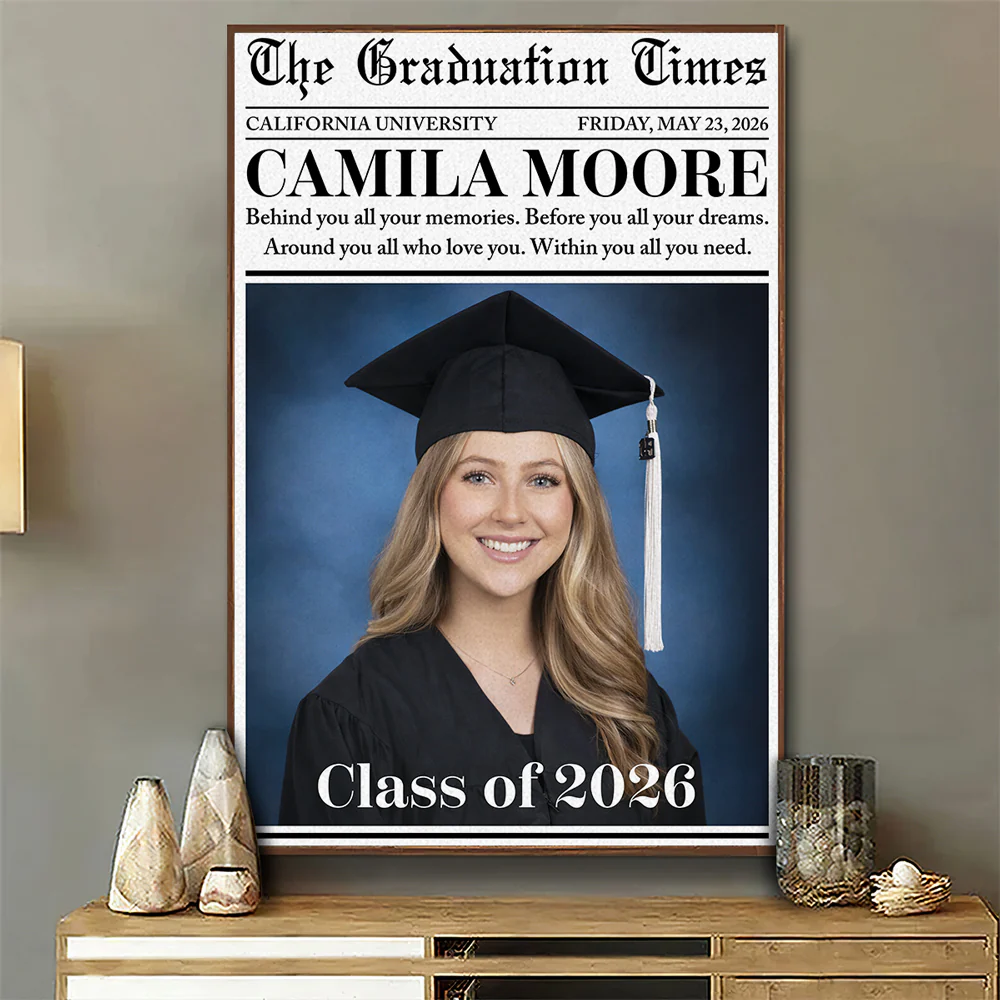 Custom Graduation Newspaper - Personalized Custom Poster