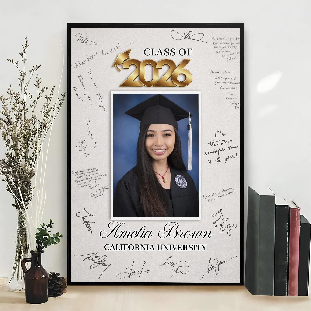 Custom Graduation Photo Signature - Personalized Custom Poster - Image 2