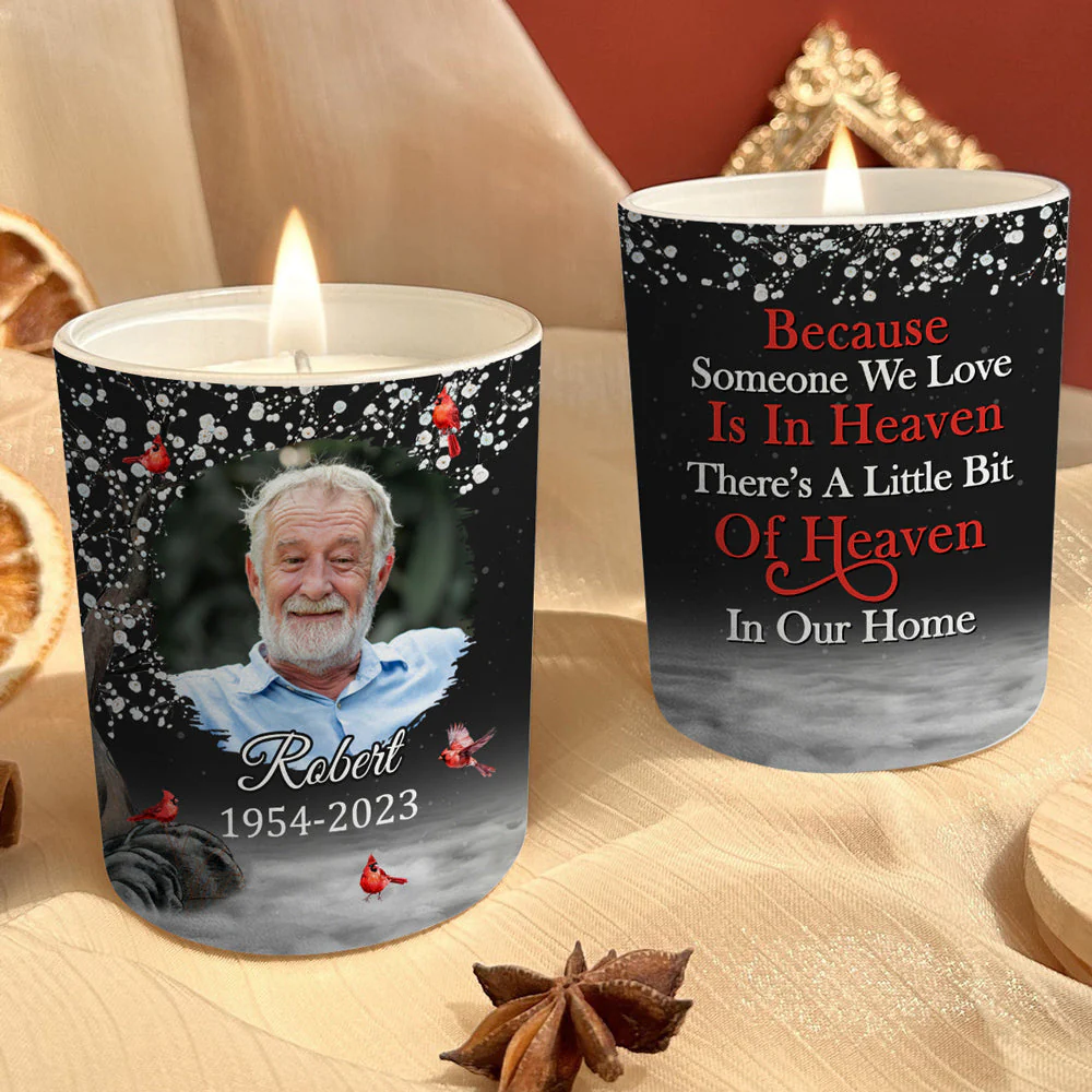 Custom Photo Continue To Light Up The World - Personalized Custom Candle - Image 2