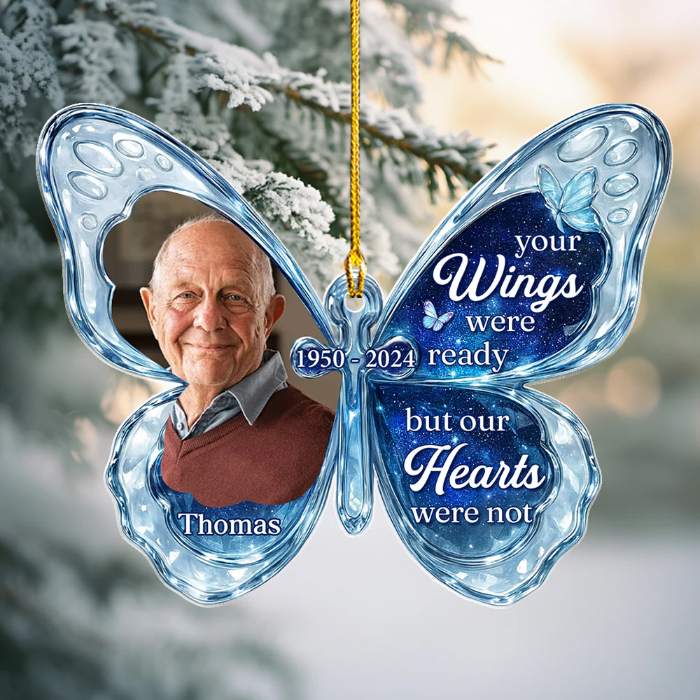 Custom Photo I Am Not Ready - Personalized Custom Acrylic Ornament - Image 4