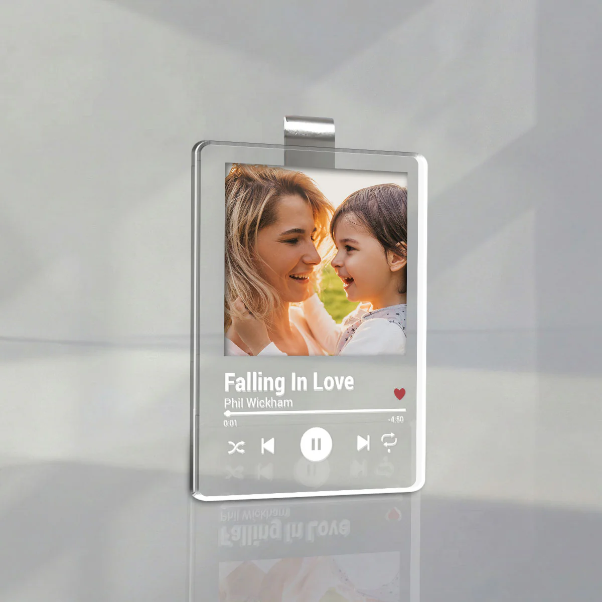 Custom Photo I Love You - Personalized Custom Acrylic Car Visor Clip - Image 4
