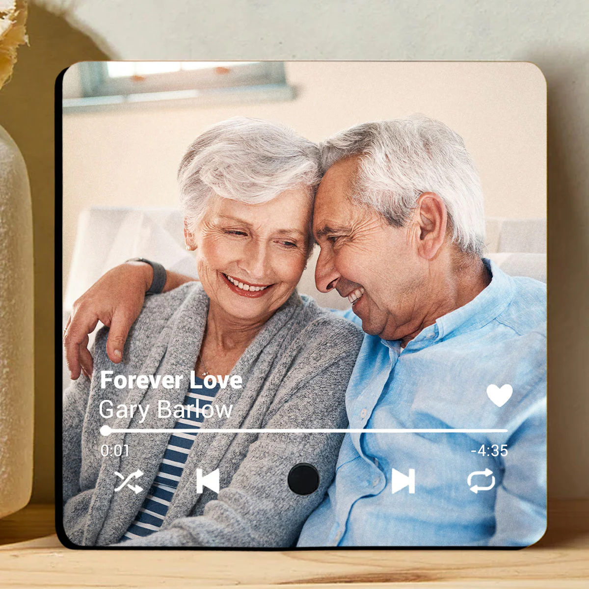 Custom Photo I Love You - Personalized Custom Music Fridge Magnet - Image 4