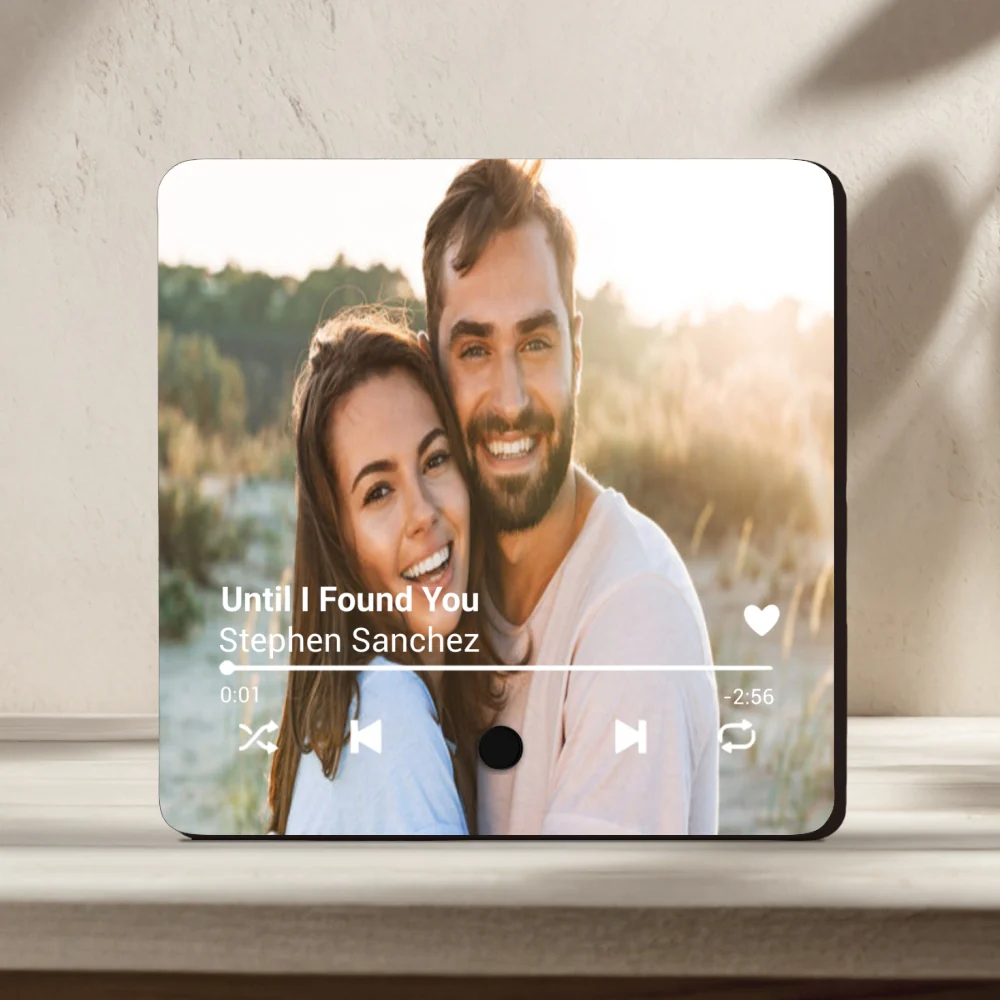 Custom Photo I Love You - Personalized Custom Music Fridge Magnet - Image 8