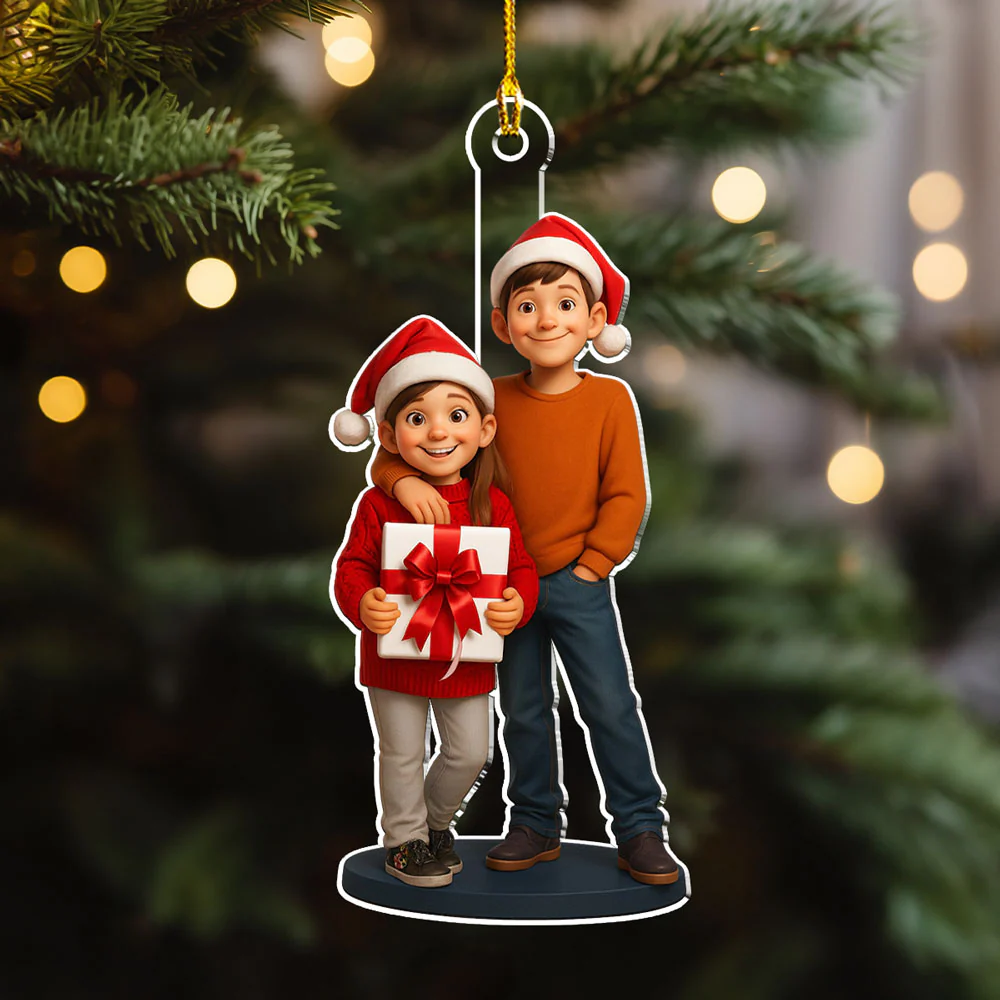 Custom Photo Kids 2025 - Personalized Custom Acrylic Ornament - Image 6