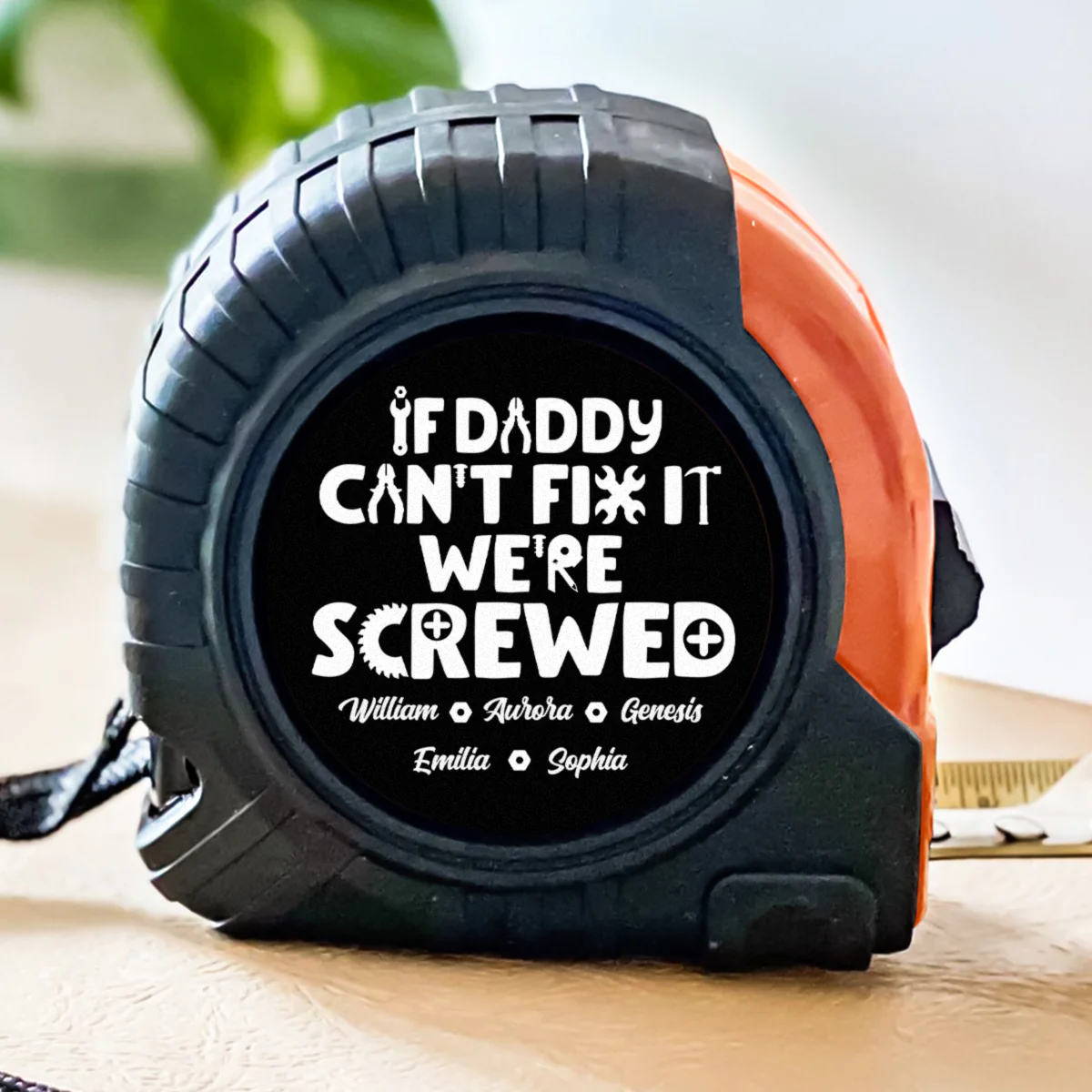 Dad Can Fix - Personalized Custom Tape Measure - Image 4
