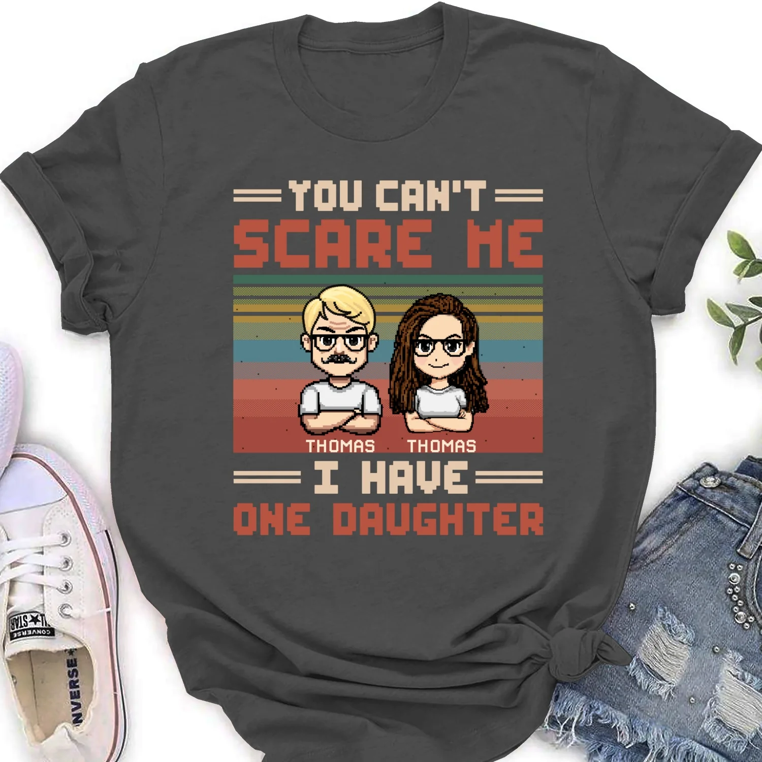 Dad Has A Crazy Daughter - Personalized Custom Shirt - Image 19