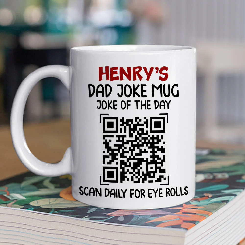 Dad Joke - Personalized Custom Coffee Mug - Image 2