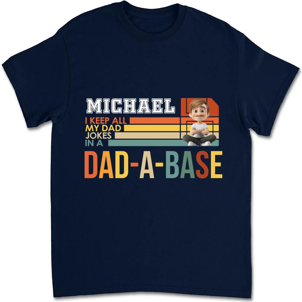 Dad Jokes On File - Personalized Custom Shirt - Image 9