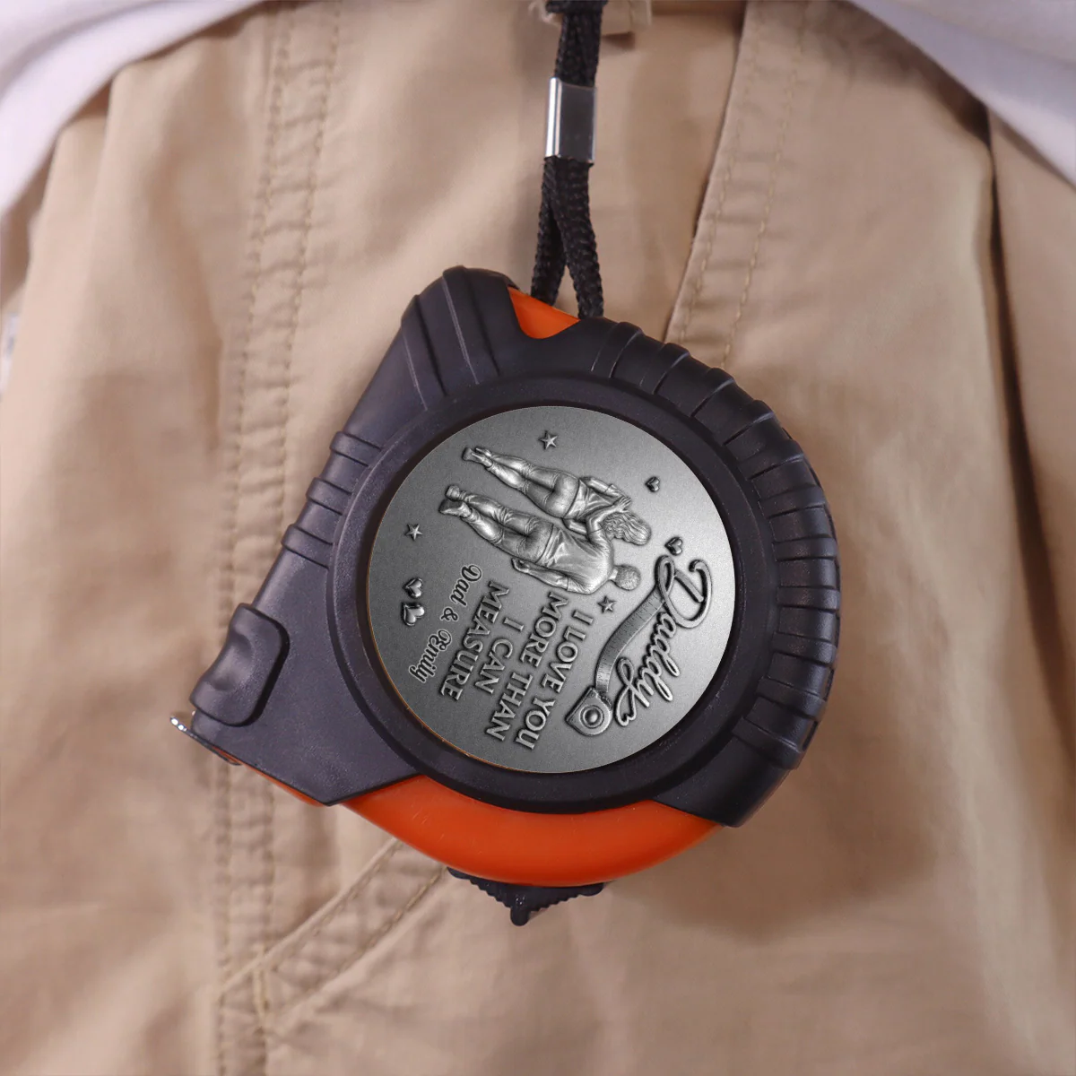 Dad Love - Personalized Custom Tape Measure - Image 3