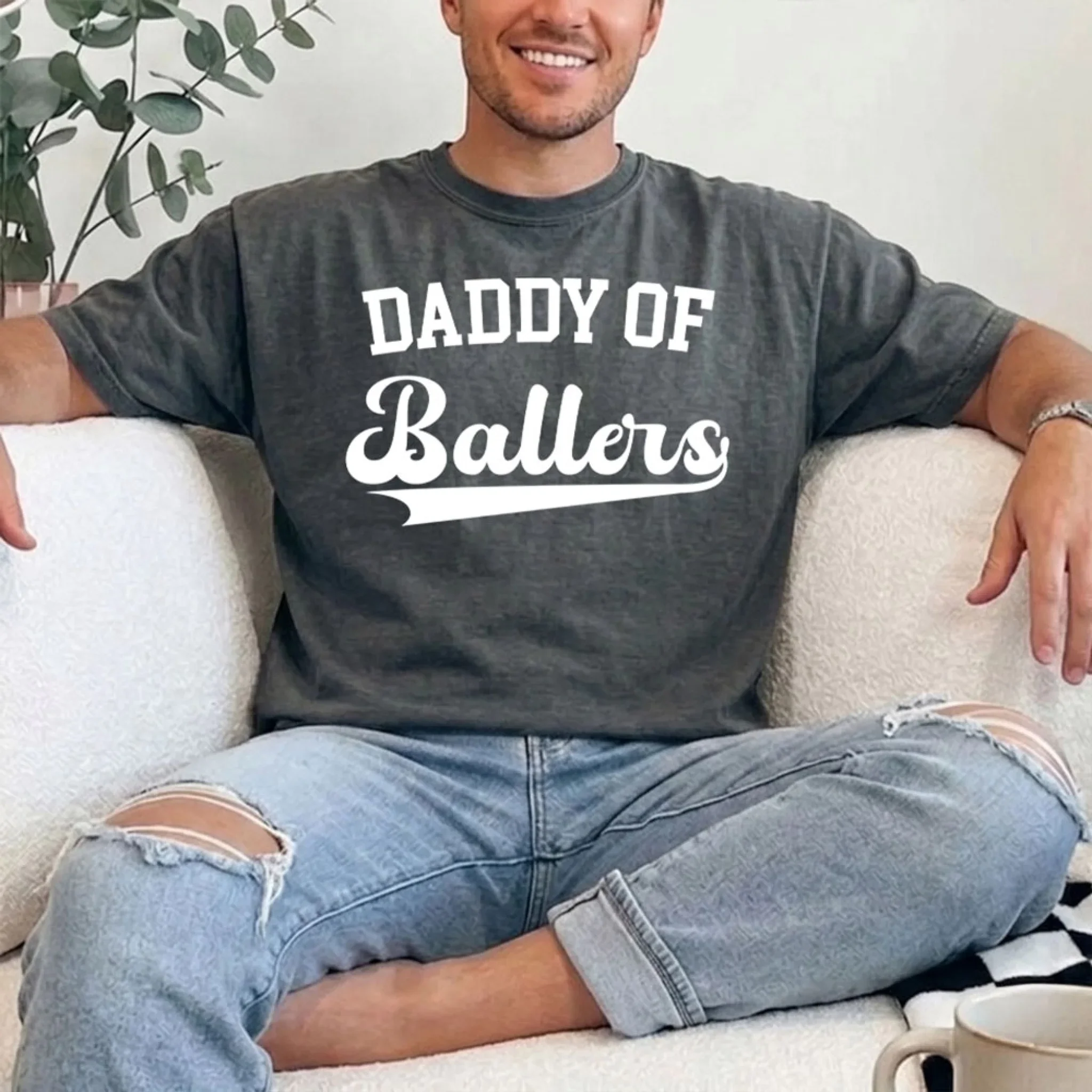 Dad Of Ballers - Personalized Custom Shirt - Image 5