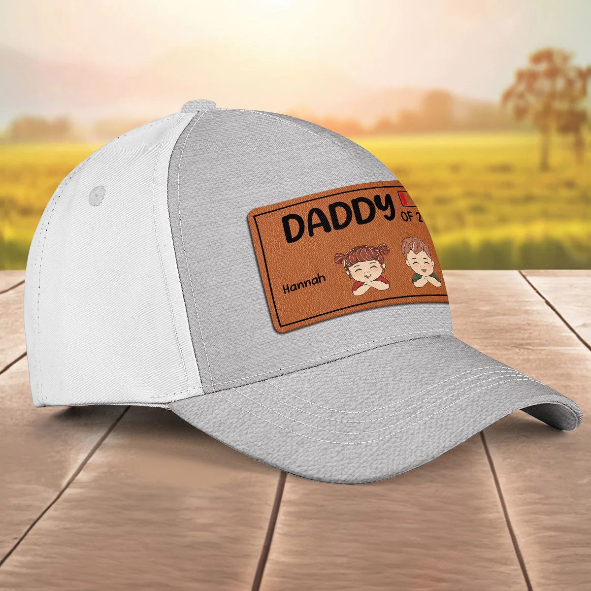 Dad Of Kid - Personalized Classic Cap - Image 5