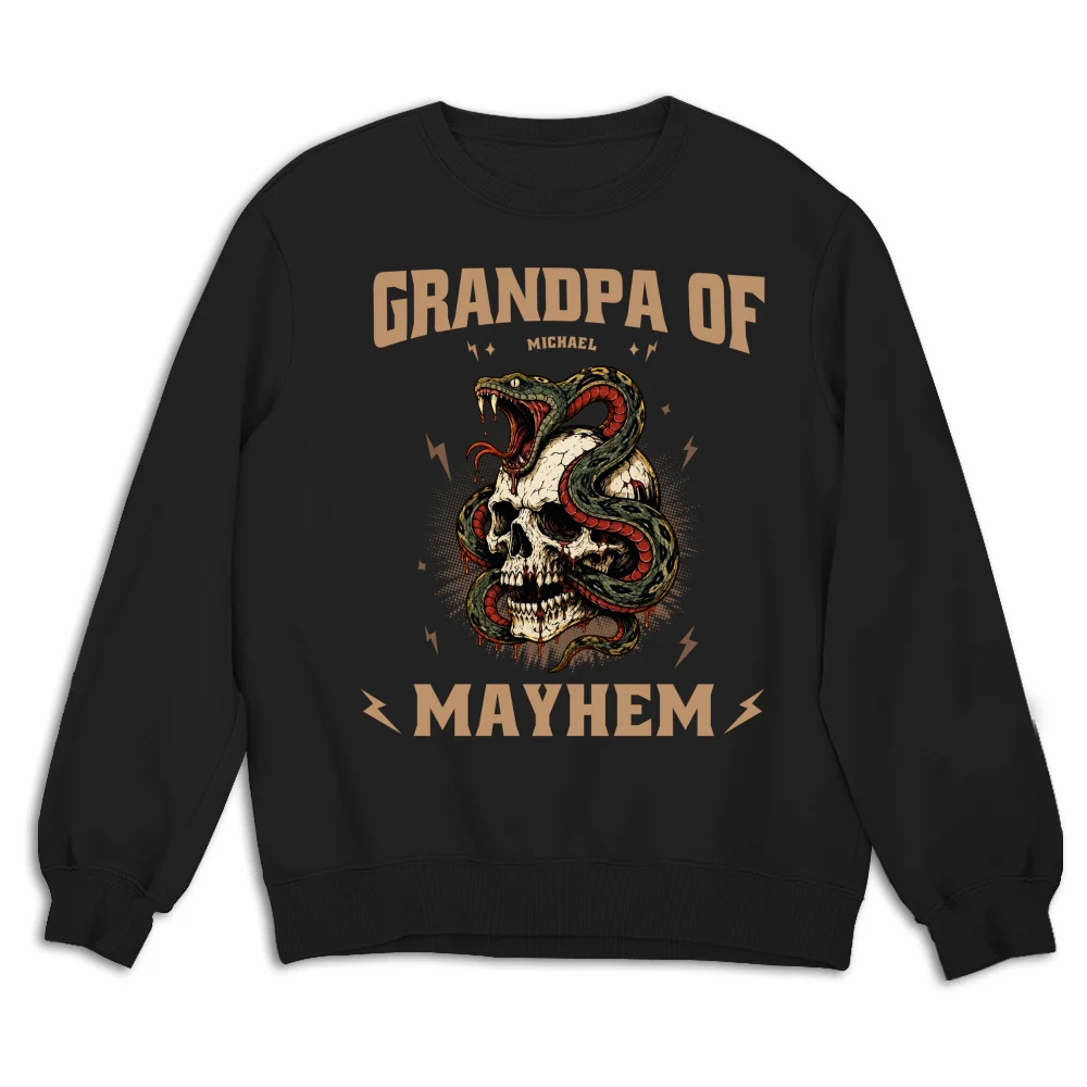 Dad Of Mayhem - Personalized Custom Shirt - Image 15