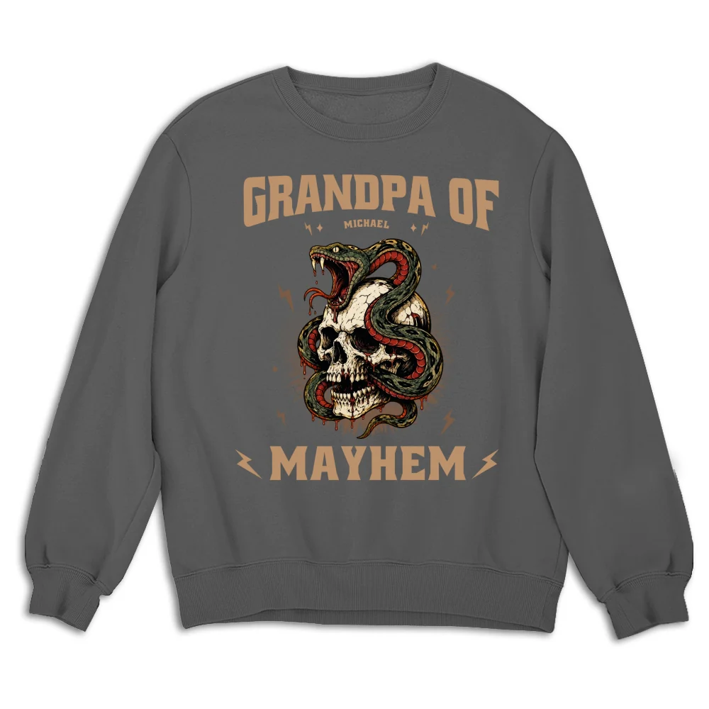 Dad Of Mayhem - Personalized Custom Shirt - Image 16
