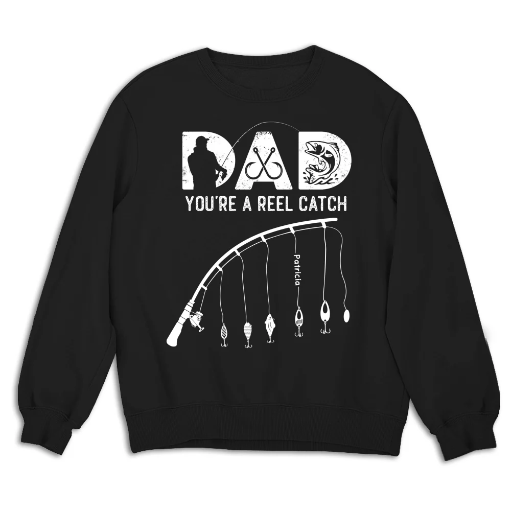 Dad Reel Catch - Personalized Custom Shirt - Image 12