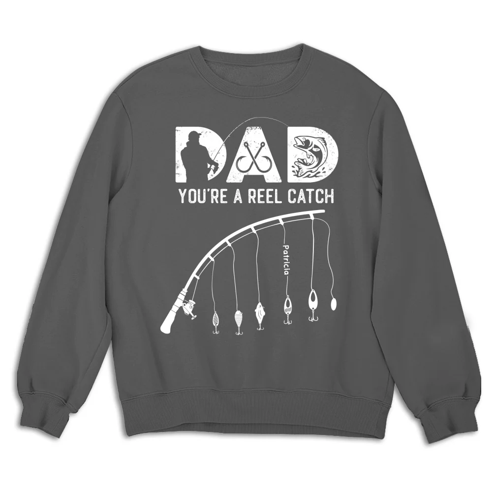 Dad Reel Catch - Personalized Custom Shirt - Image 13
