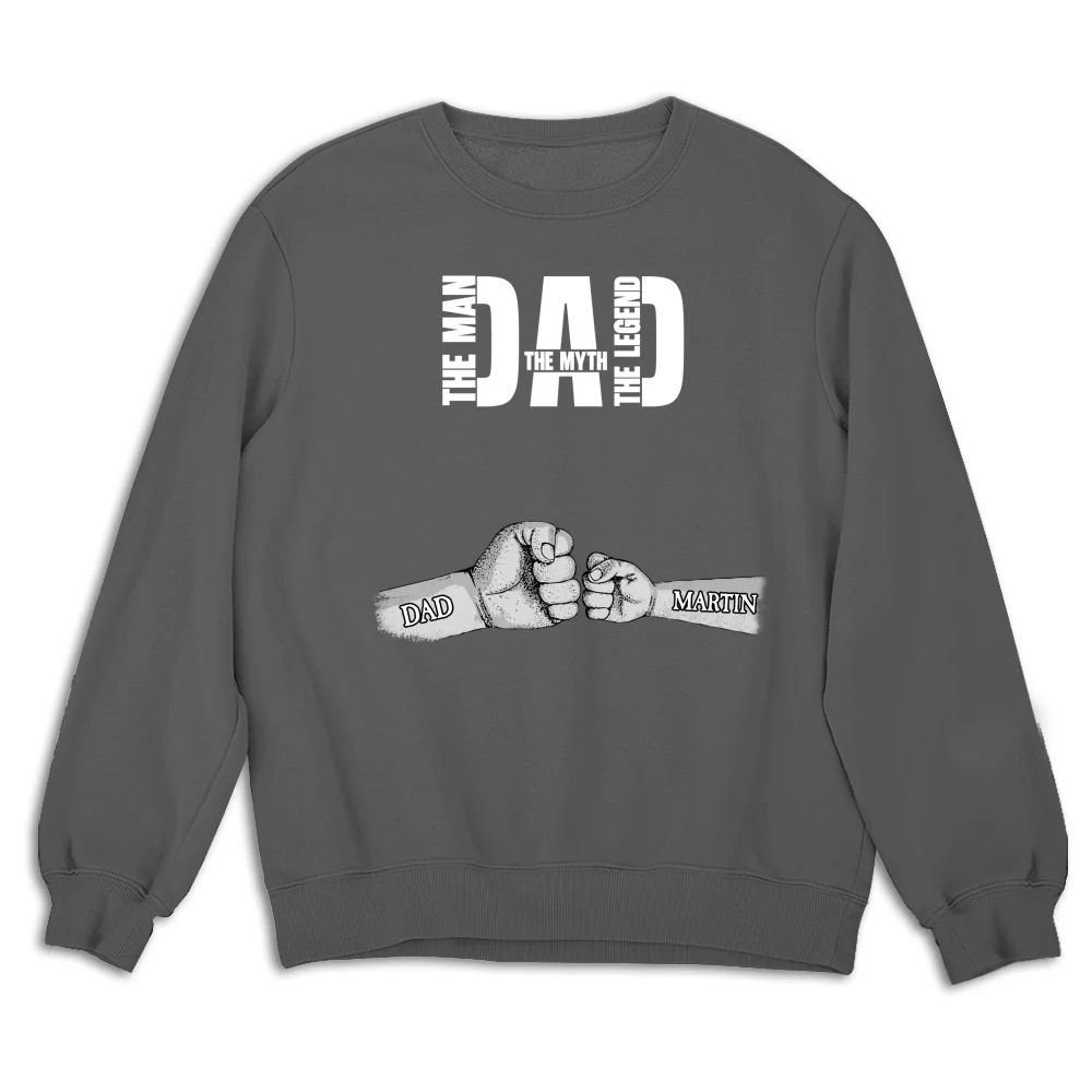 Dad The Man The Myth The Legend - Personalized Custom Shirt - Image 14