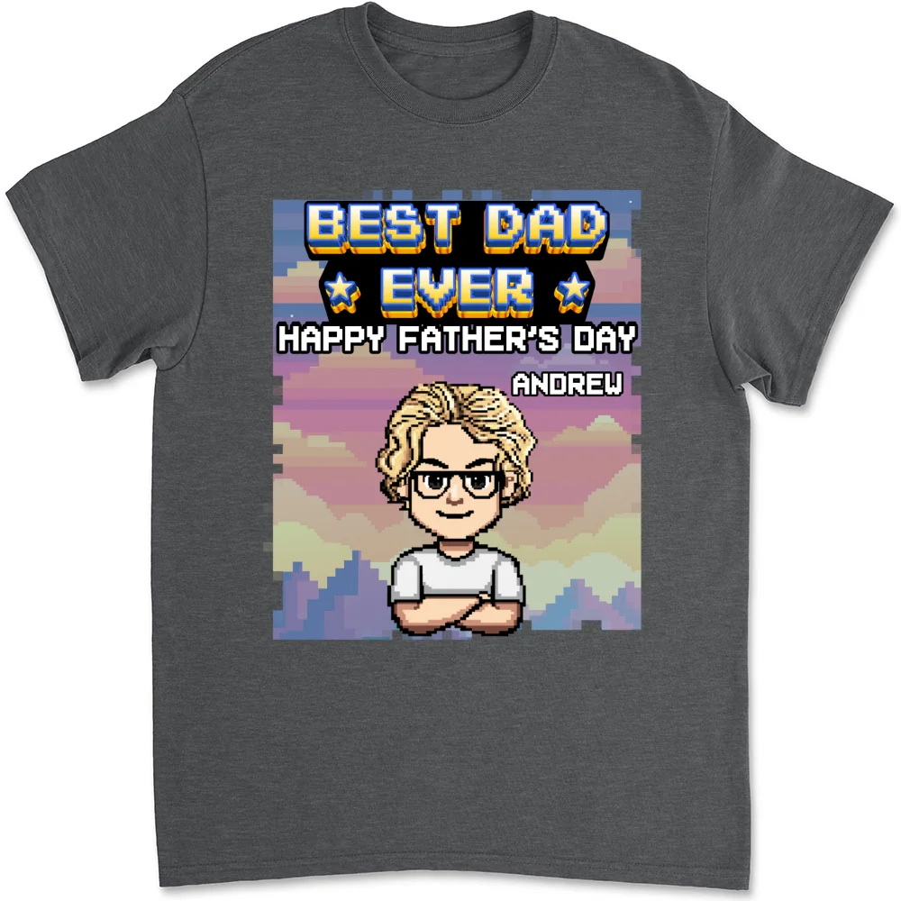 Dad Unlocked Legendary Status Achieved - Personalized Custom Shirt - Image 7