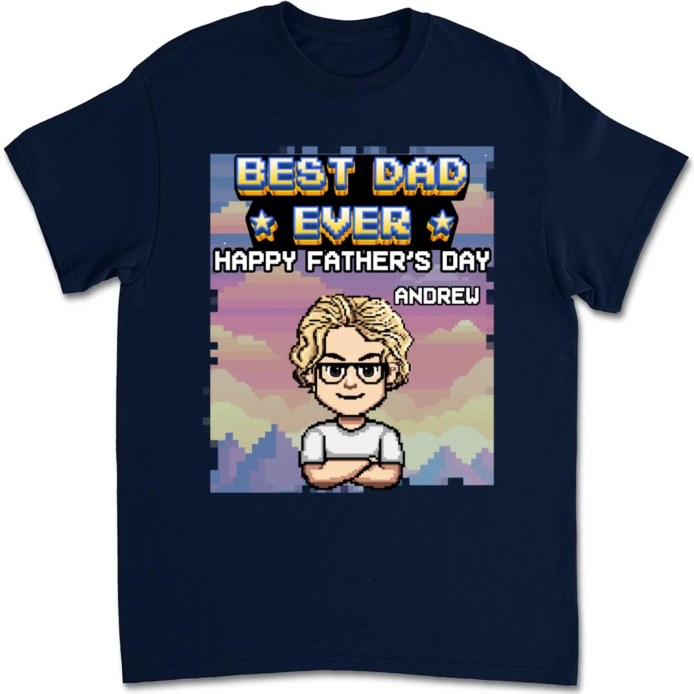 Dad Unlocked Legendary Status Achieved - Personalized Custom Shirt - Image 9