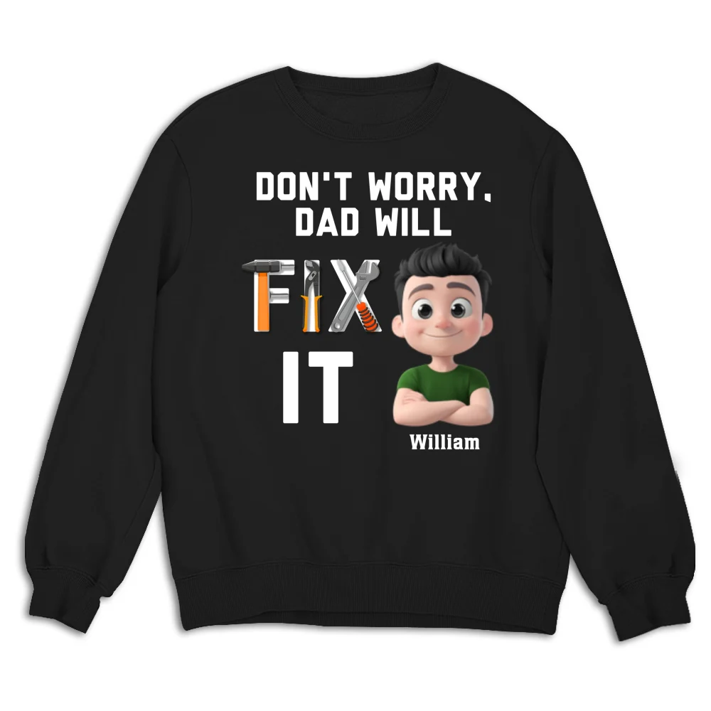 Dad Will Fix It - Personalized Custom Shirt - Image 10