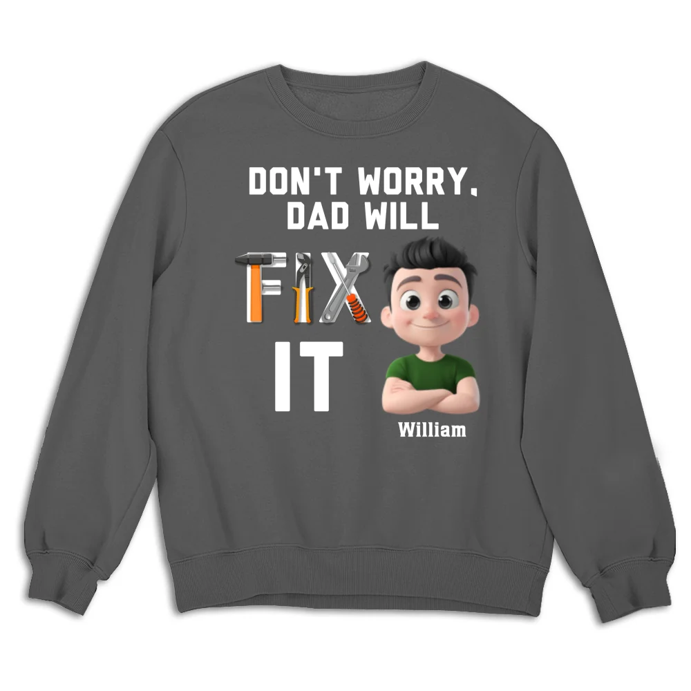 Dad Will Fix It - Personalized Custom Shirt - Image 11