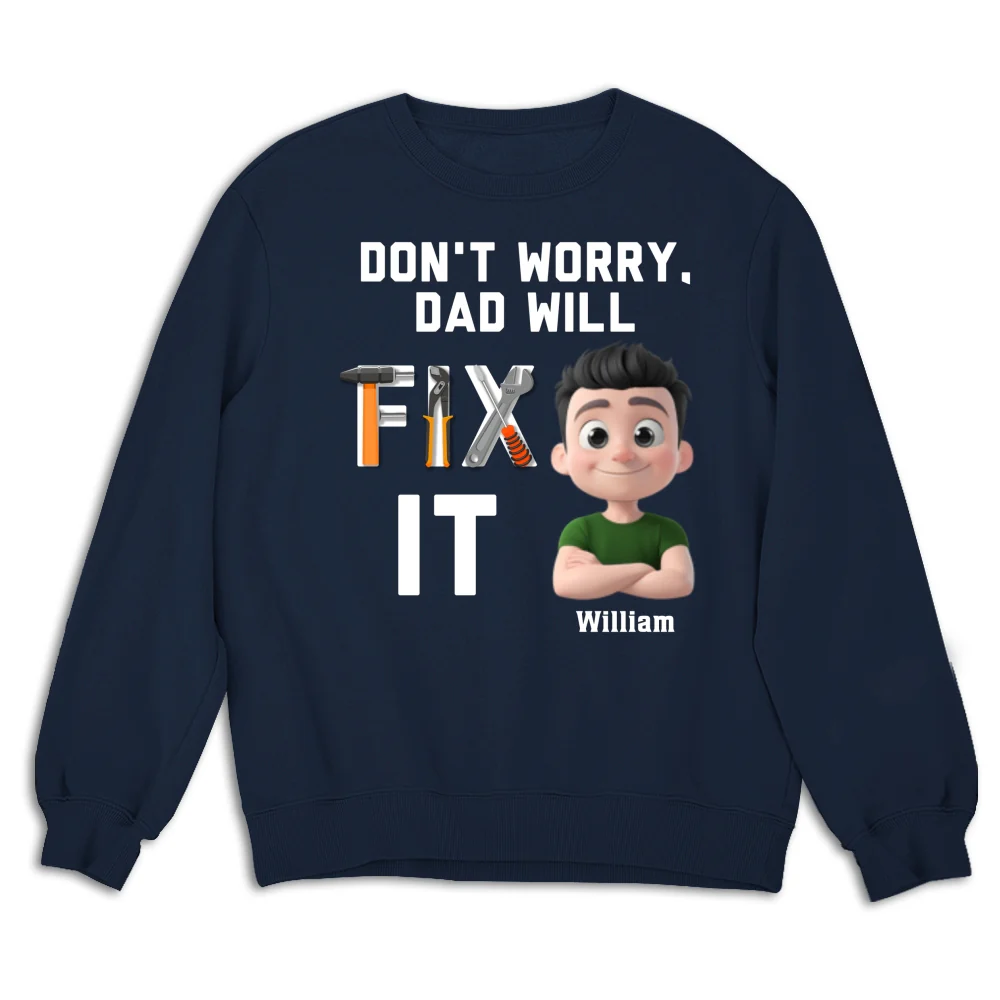 Dad Will Fix It - Personalized Custom Shirt - Image 12