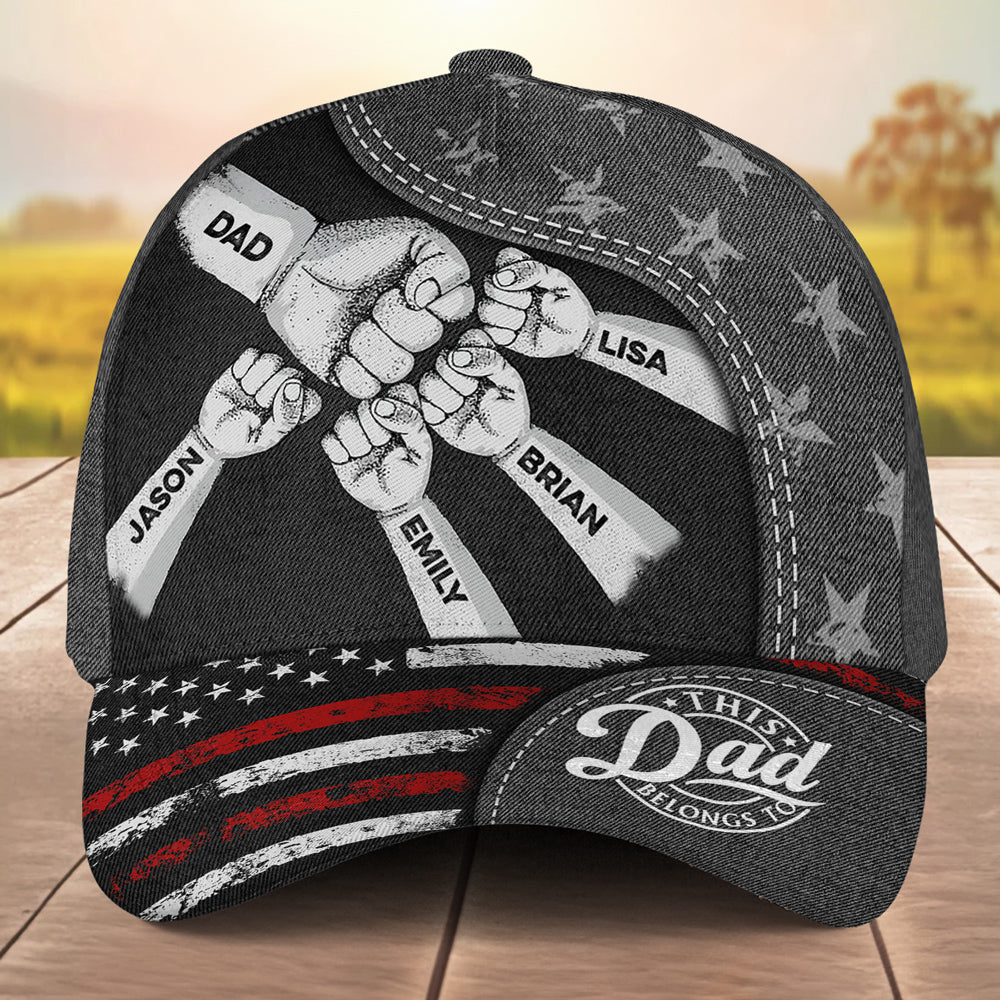 Dad You Are Our Blessing - Personalized Custom Classic Cap - Image 2