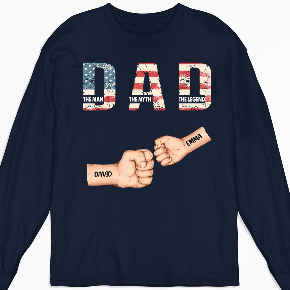 Dad You Are The Legend - Personalized Custom Shirt - Image 12