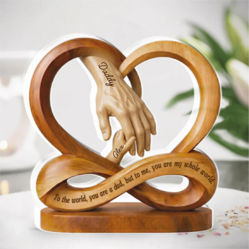 Dad You Mean Everything - Personalized Custom Acrylic Plaque - Image 7