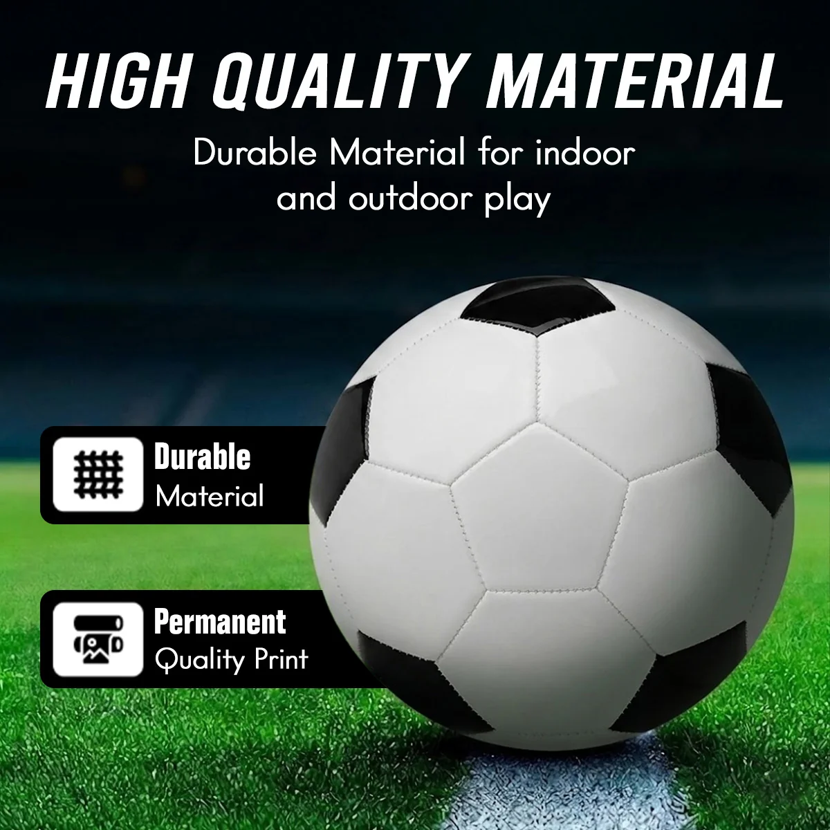 Daddy And Football - Personalized Custom Soccer Ball - Image 7