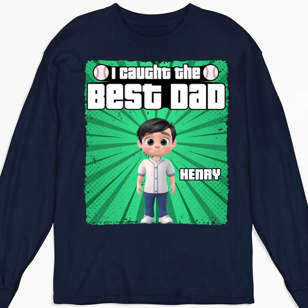 Daddy Baseball Buddy - Personalized Custom Shirt - Image 11