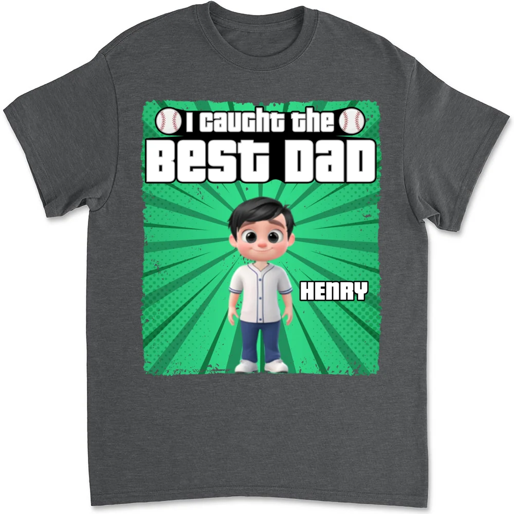 Daddy Baseball Buddy - Personalized Custom Shirt - Image 6