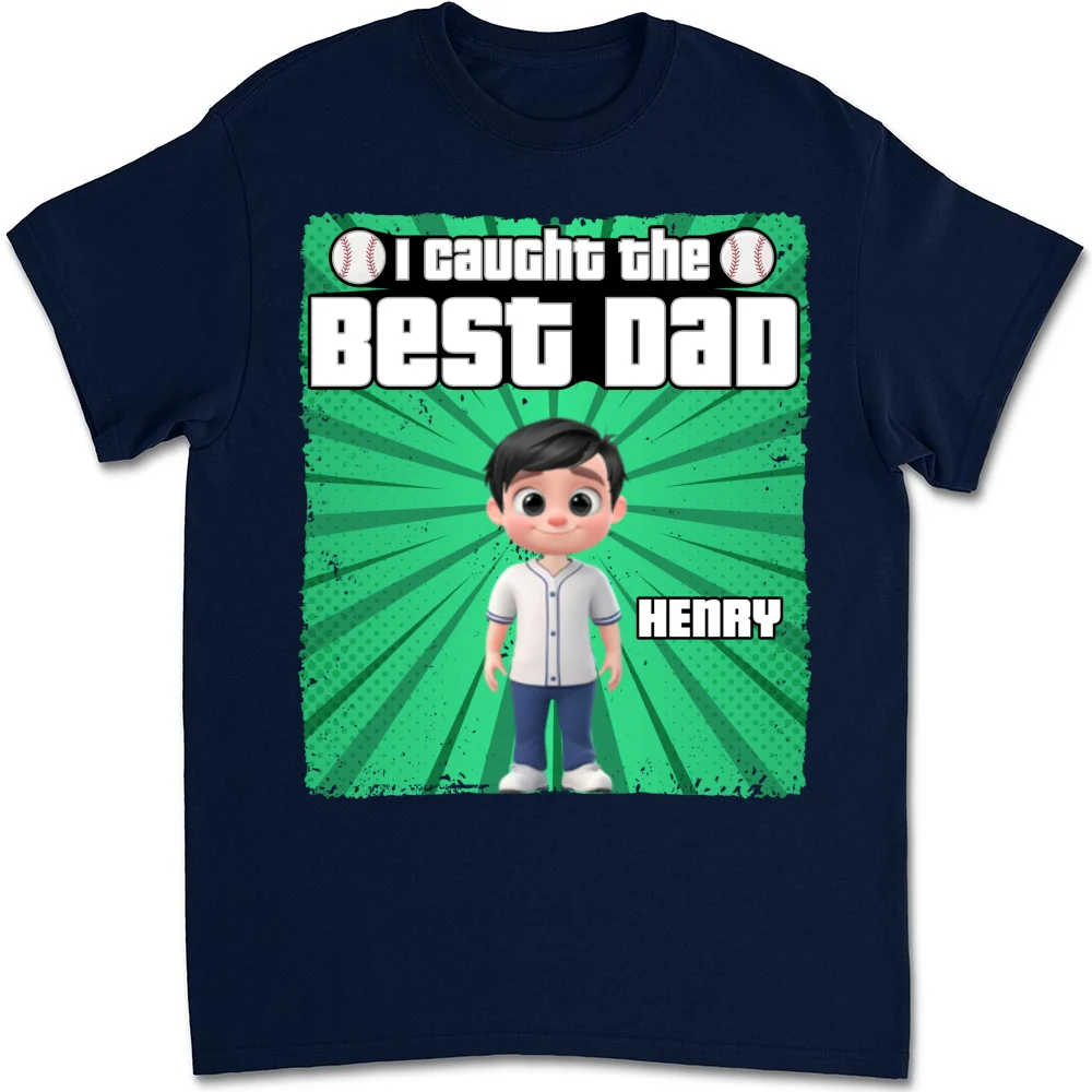 Daddy Baseball Buddy - Personalized Custom Shirt - Image 8