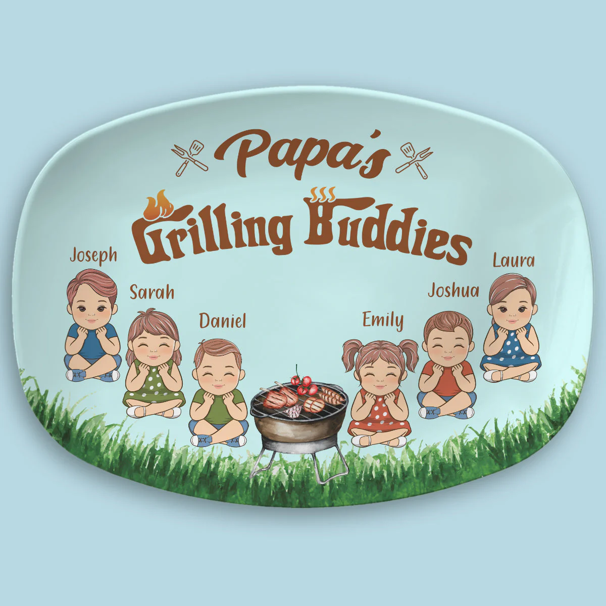 Daddy Grill Master - Personalized Custom Platter
