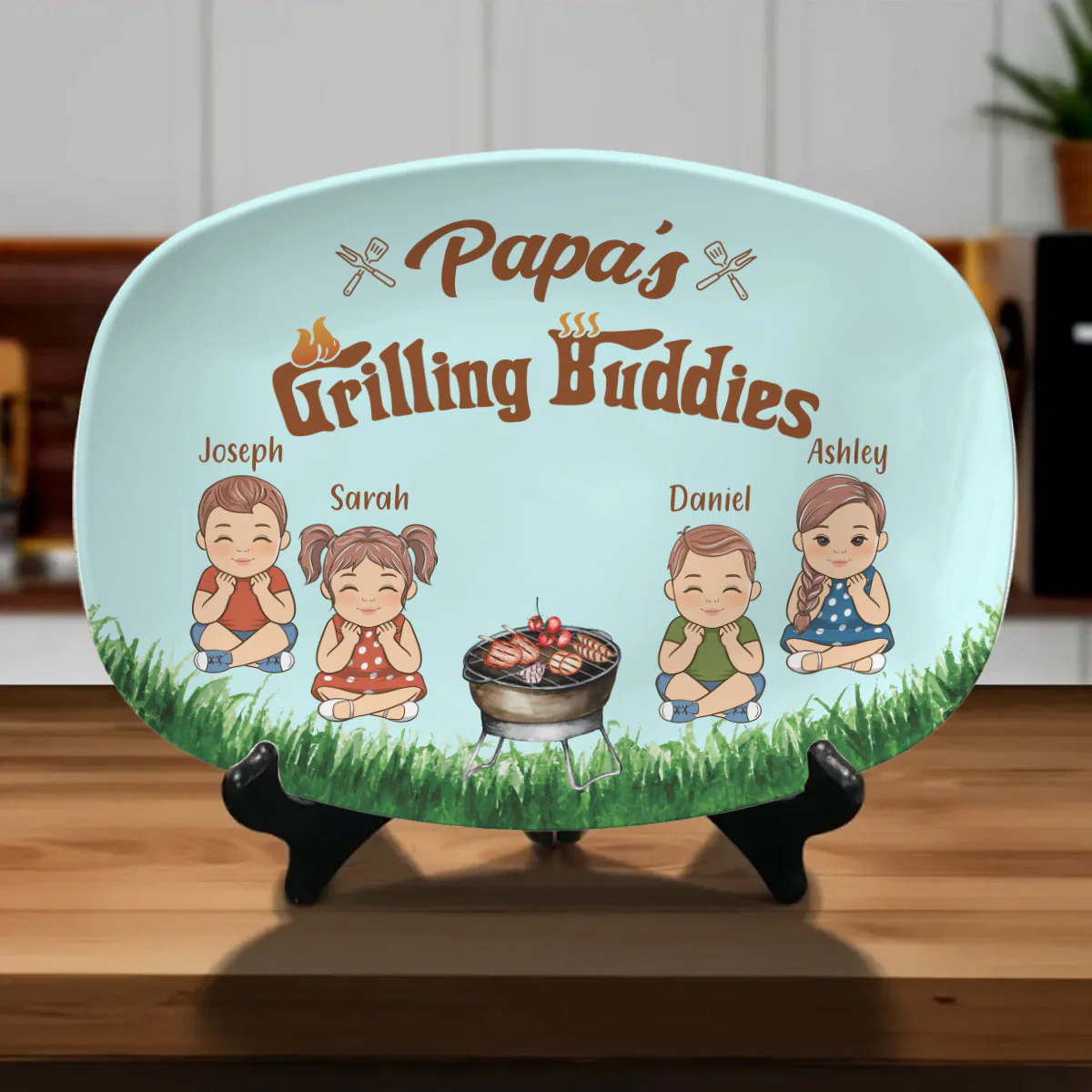 Daddy Grill Master - Personalized Custom Platter - Image 2