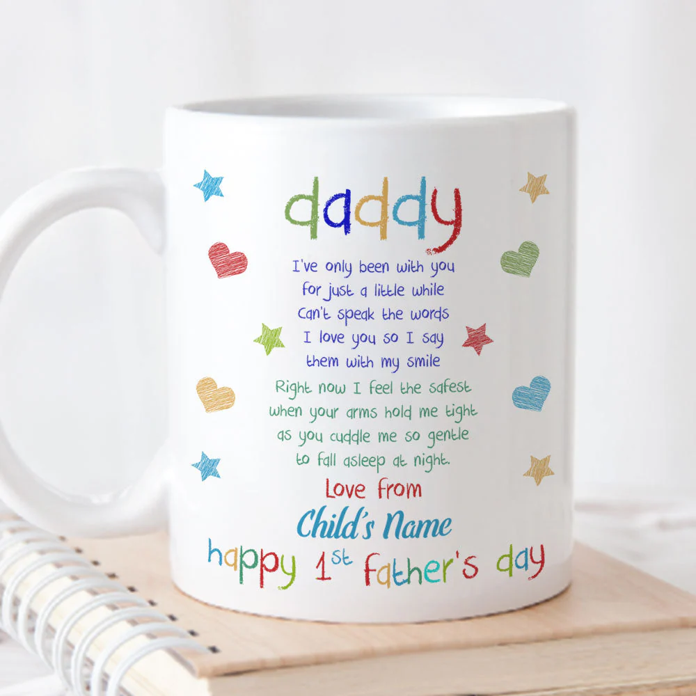 Daddy Hold Me - Personalized Custom Coffee Mug