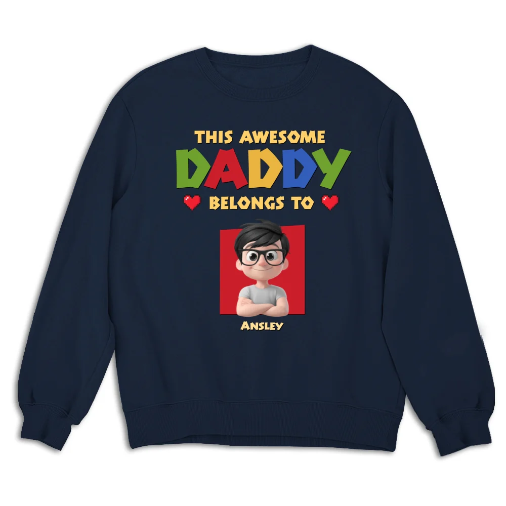 Daddy Is The Best - Personalized Custom Shirt - Image 15