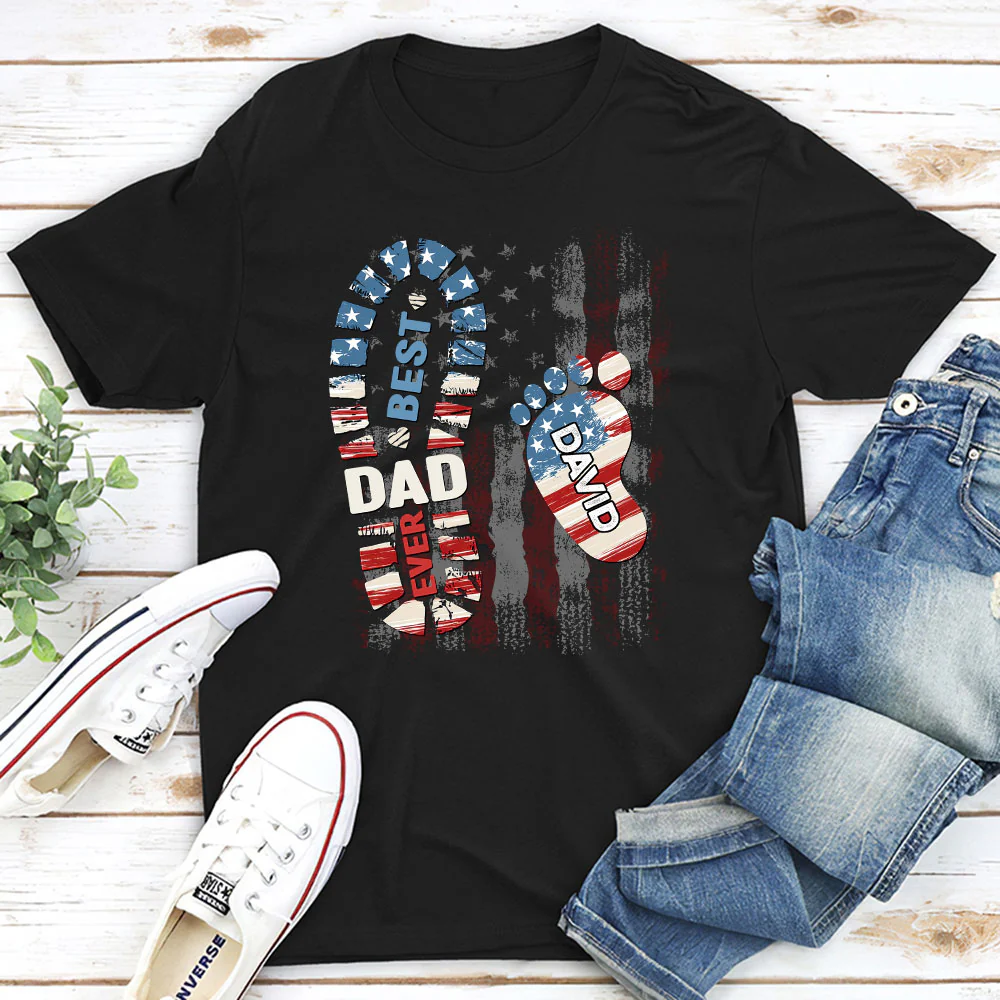Daddy Is The Best - Personalized Custom Shirt - Image 2