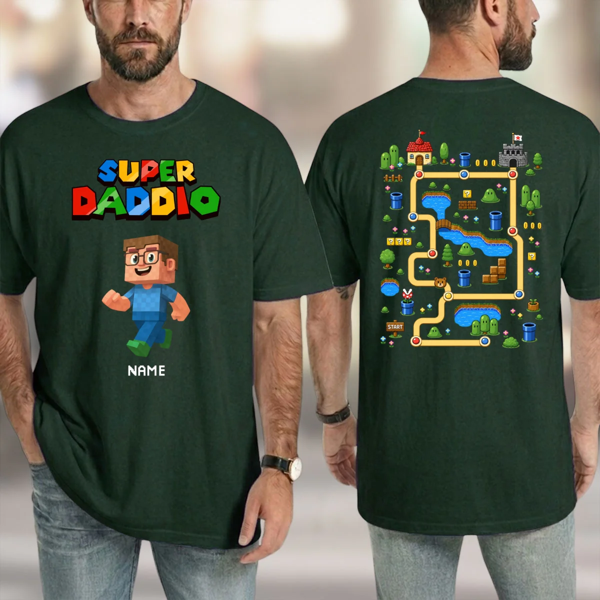 Daddy Play Game With Us - Personalized Custom Shirt - Image 11