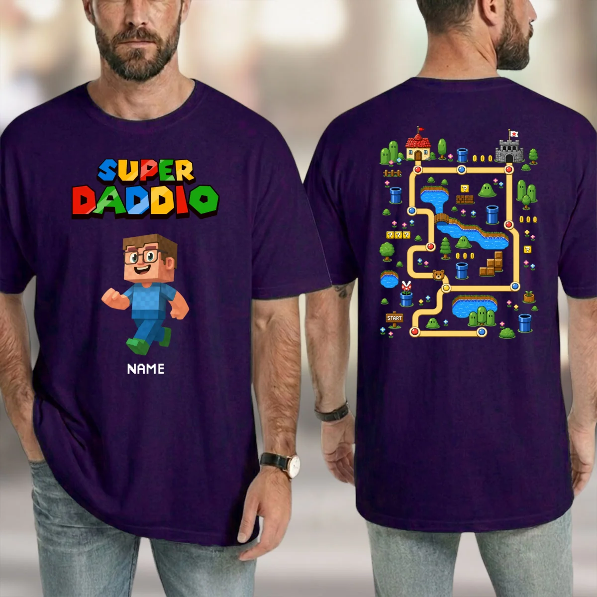 Daddy Play Game With Us - Personalized Custom Shirt - Image 8