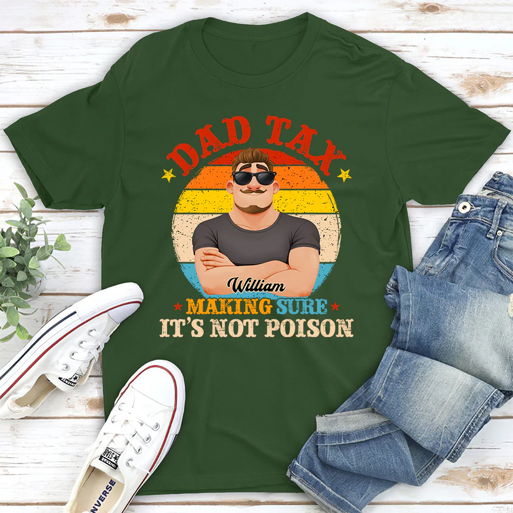Daddy Tax - Personalized Custom Shirt - Image 4