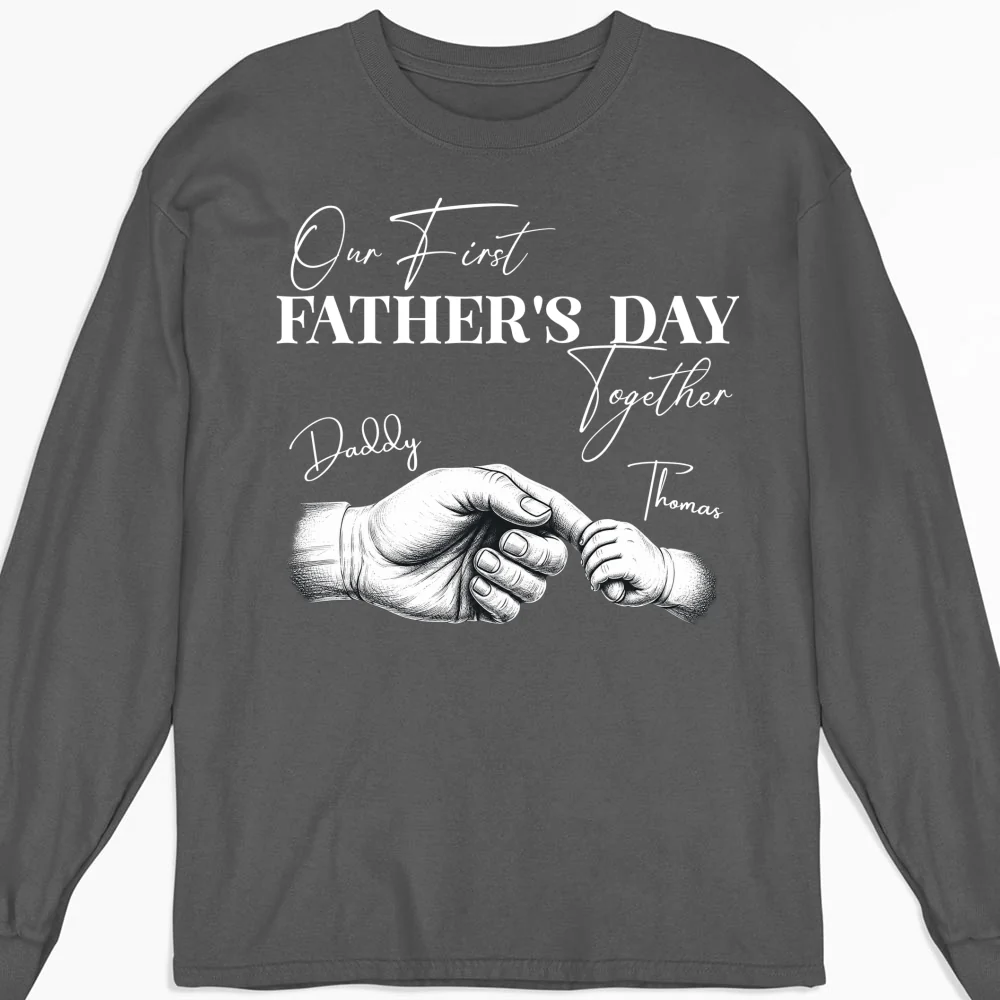 Dads First Special Day - Personalized Custom Shirt - Image 13