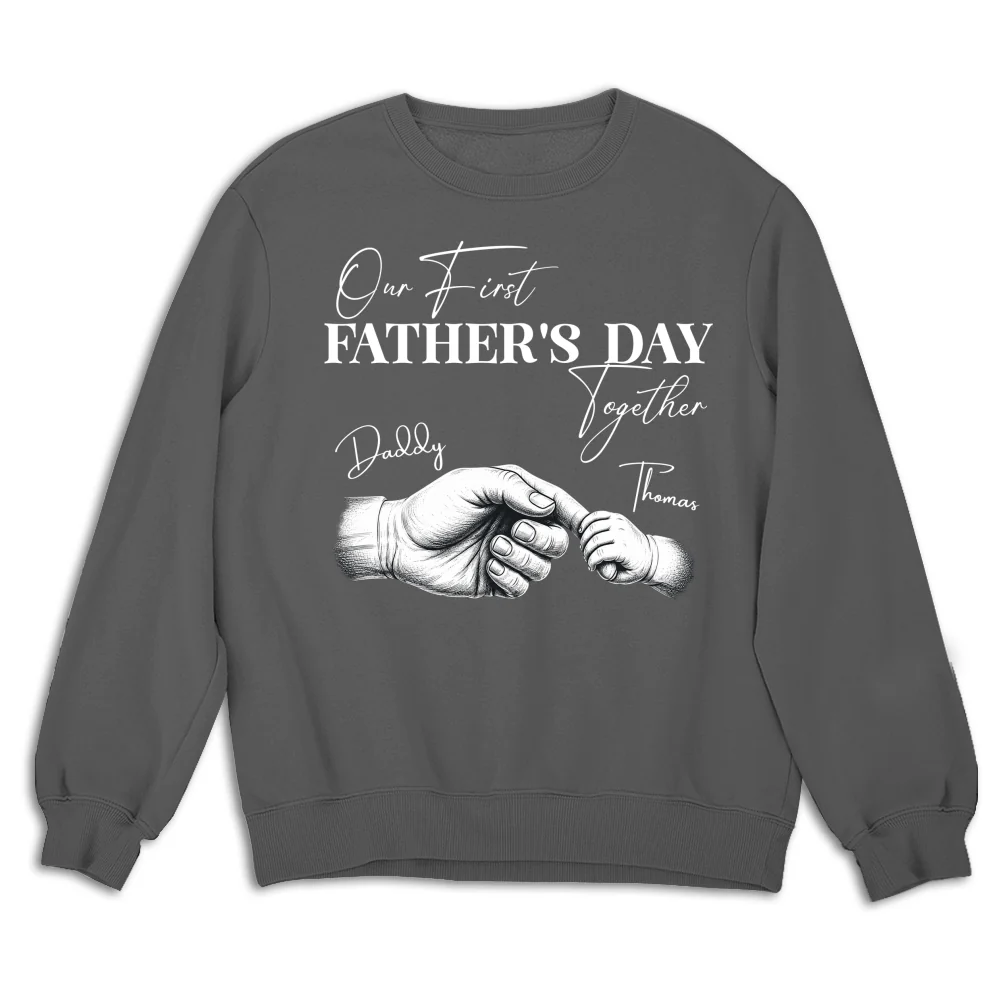 Dads First Special Day - Personalized Custom Shirt - Image 16