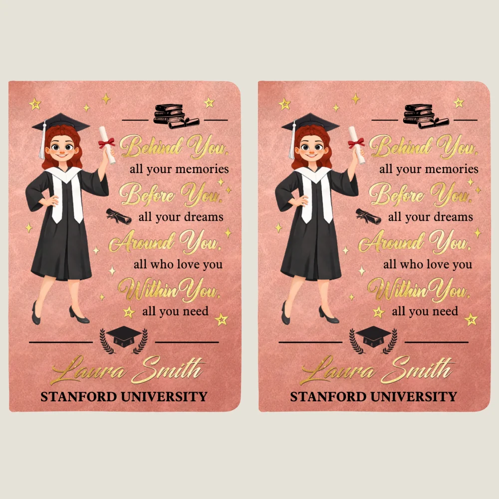 Degree In Hand - Personalized Custom Leather Journal - Image 11