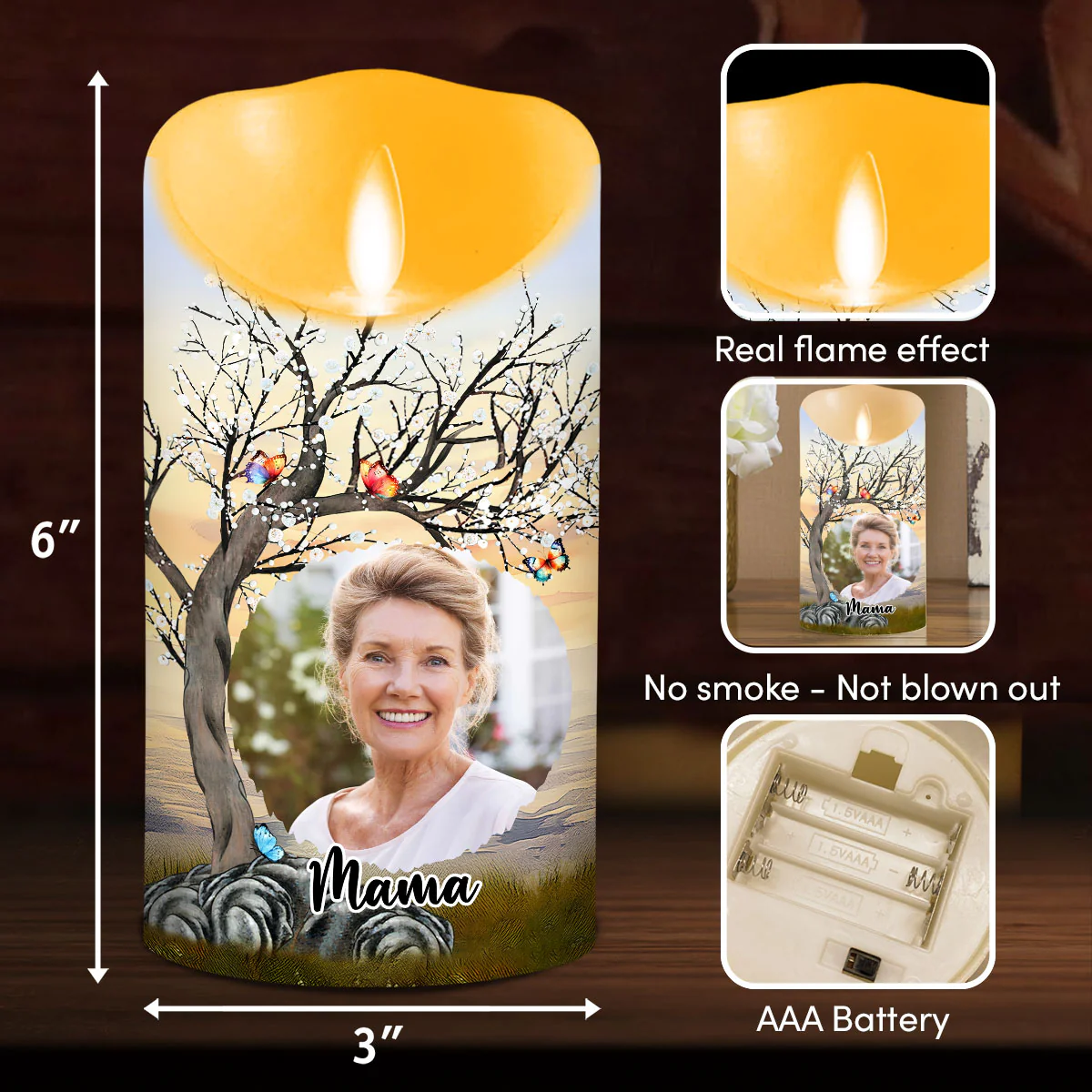 Der Moment - Personalisierte LED-Kerze - Image 6